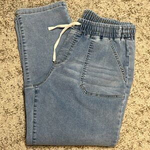 Denim Drawstring Pants Super Soft!